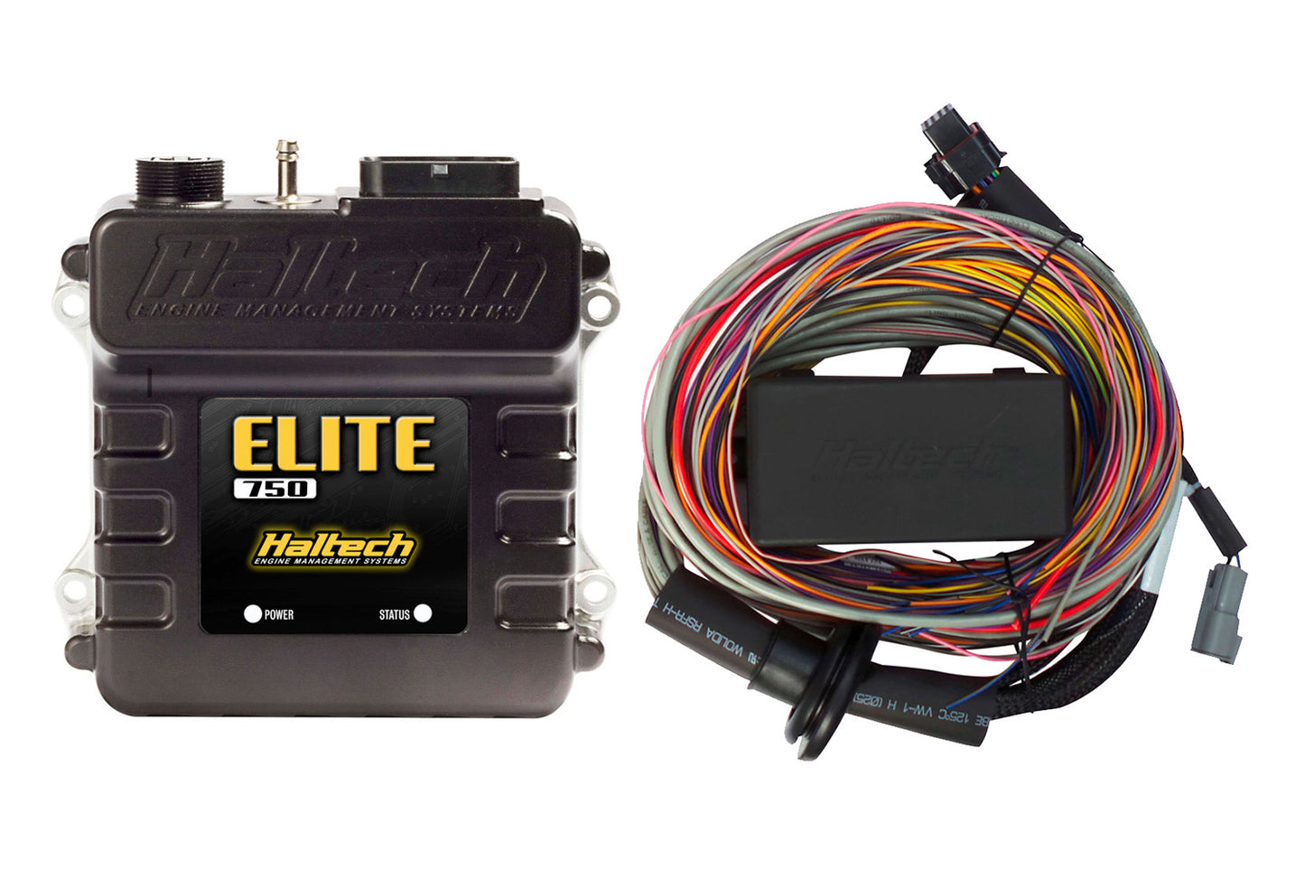 Haltech HT-150604 Elite 750 + Premium Universal Wire-in Harness Kit
