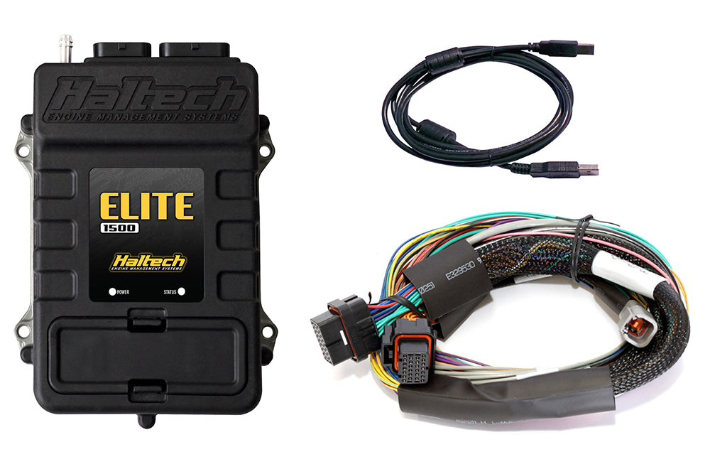 Haltech HT-150902 Elite 1500 + Basic Universal Wire-in Harness Kit